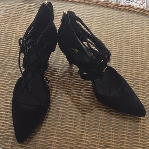 An stylish shoes by 14th Union Suede Black Sz 81/2